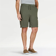 Pegasus 2 Pack Pull On Cargo Shorts - MS241